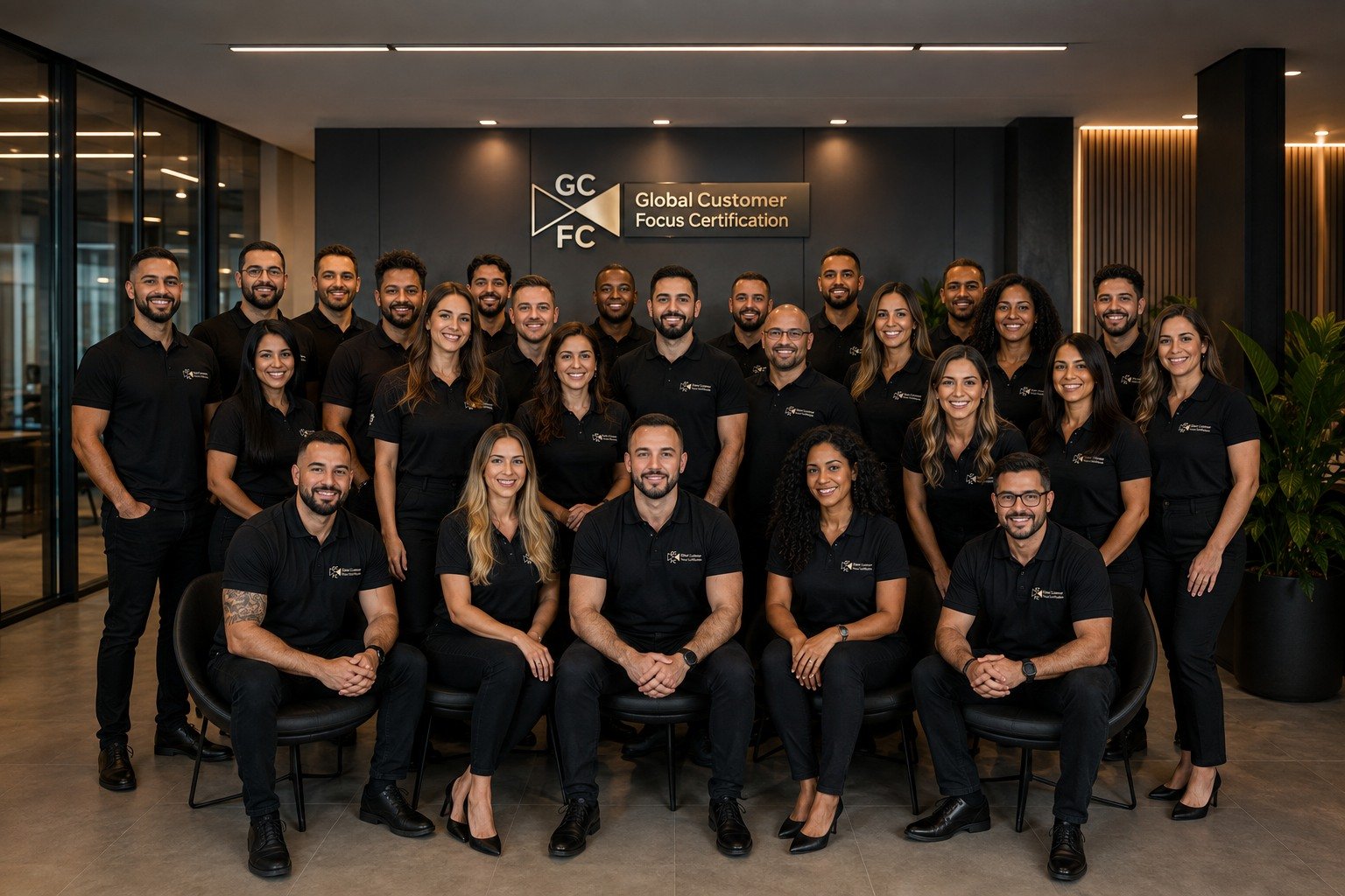 Equipe GCFC em ambiente corporativo